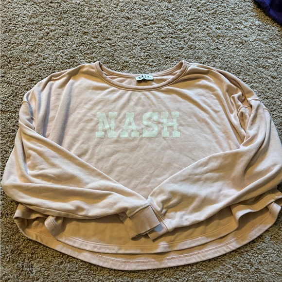 Ash Pink Long Sleeve Top - Picture 1 of 5
